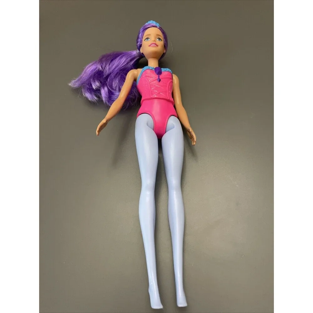 Mattel - Barbie Dreamtopia: Fairy Doll with Purple Hair - No Accessories